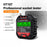 HABOTEST HT107D Socket Tester AC 90-250V RCD Test Socket Detector for Home Safety, EU Plug - Black - 5