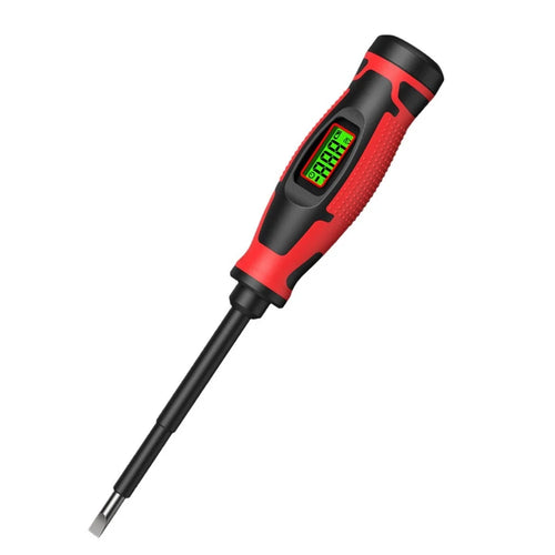 HAGOTEST HT95A Smart Voltage Tester Pen Digital Electric Screwdriver Non-Contact AC 6-390V Detector (without Battery) - Black / Red - 1