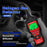 HABOTEST HT6000 Halogen Gas Detector 16ppm High Sensitivity Refrigerant Leak Tester - Black / Red - 3