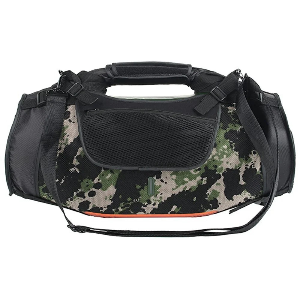 Portable Travel Case for JBL Boombox 4 Bluetooth-compatible Speaker Mesh Cover Carrying Bag with Shoulder Strap - 5