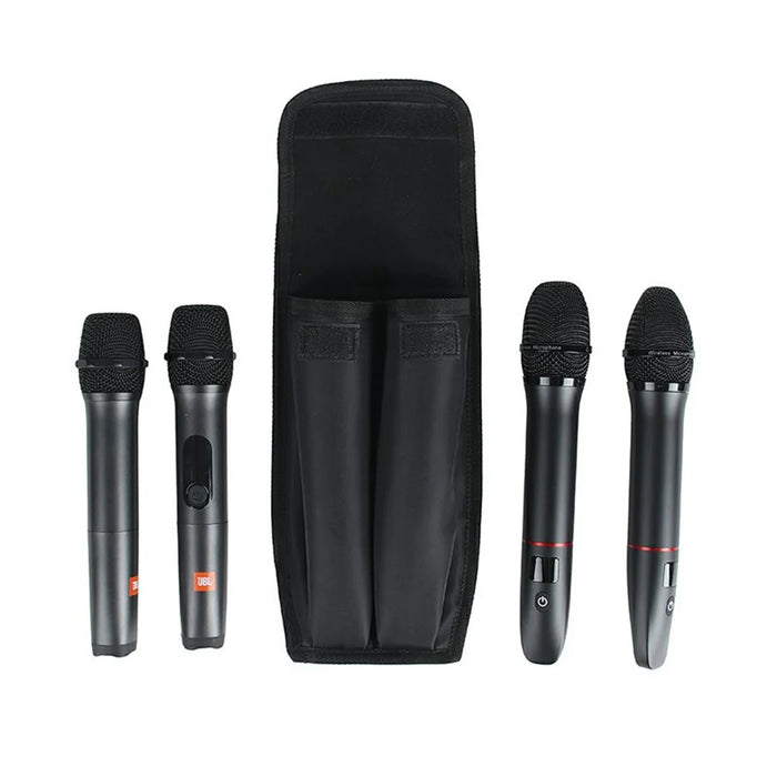 Microphone Storage Bag Portable Carrying Case for JBL  /  KTV Microphone Shoulder Bag Magic Tape Protective Pouch - 6