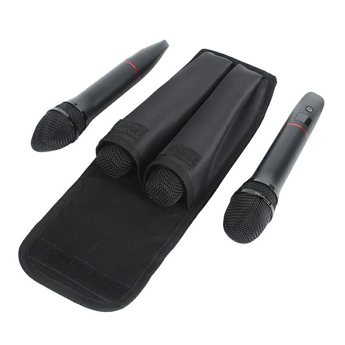 Microphone Storage Bag Portable Carrying Case for JBL  /  KTV Microphone Shoulder Bag Magic Tape Protective Pouch - 7