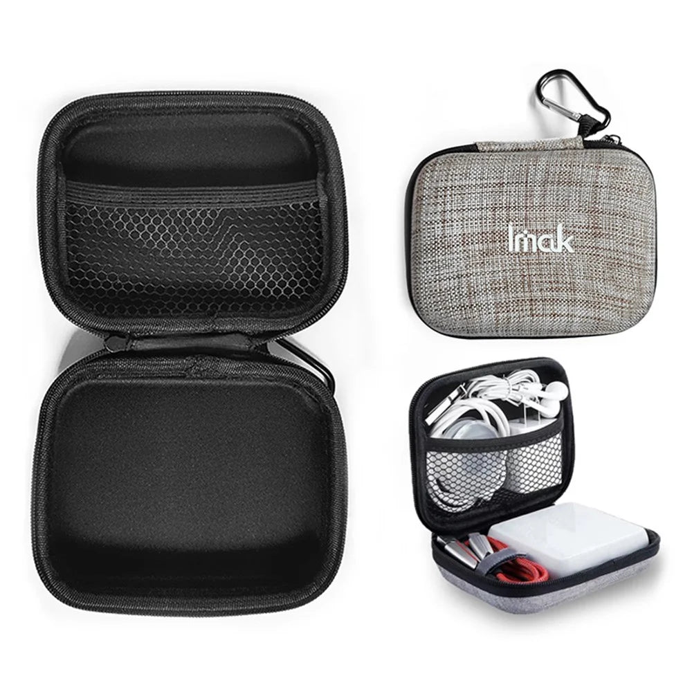 IMAK Digital Storage Bag Power Bank Data Cable Charger Electronics Accessories Portable Pouch, Size: L - 1