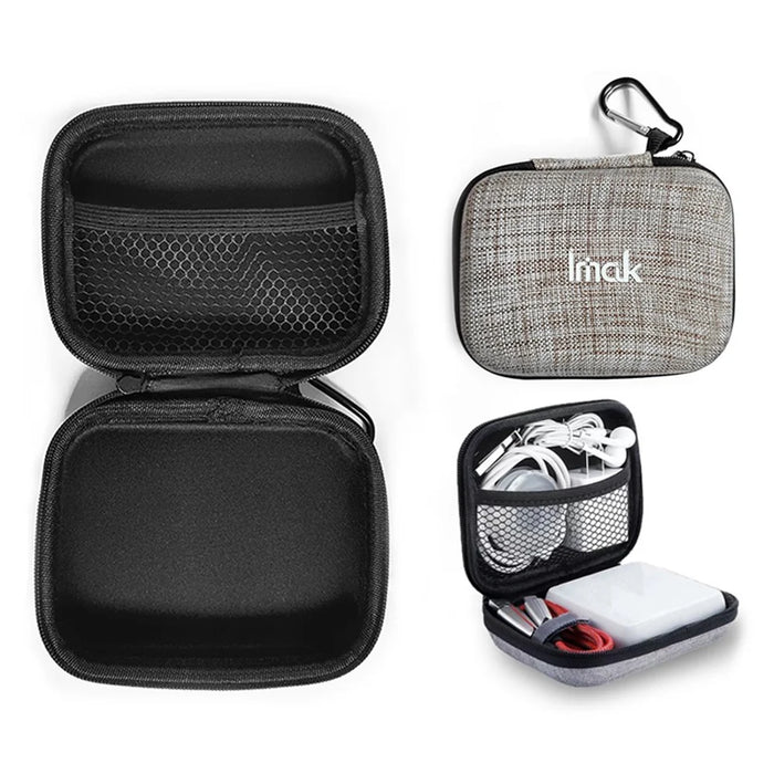 IMAK Digital Storage Bag Power Bank Data Cable Charger Electronics Accessories Portable Pouch, Size: L - 1