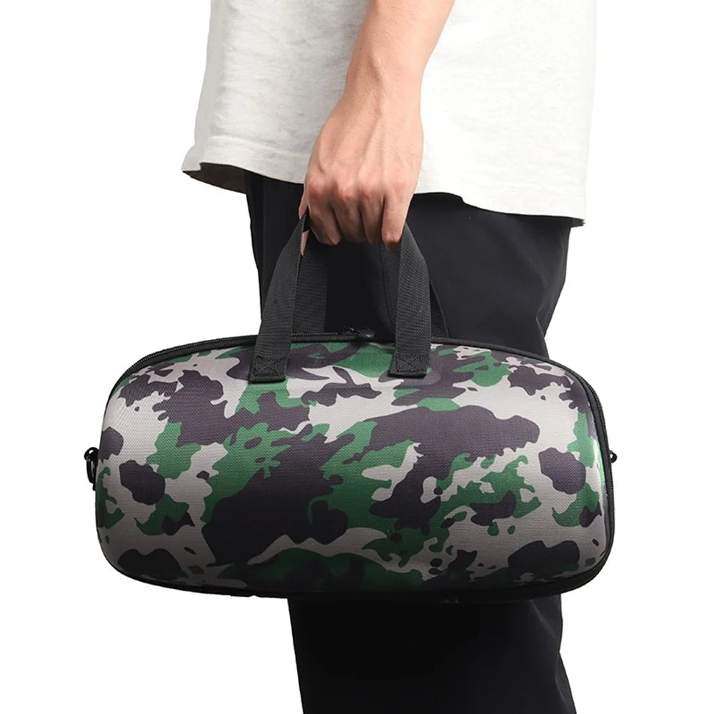 Carrying Case for JBL Xtreme 5 Bluetooth-compatible Speaker Shockproof Hard EVA Protective Storage Bag with Shoulder Strap - Camouflage - 2