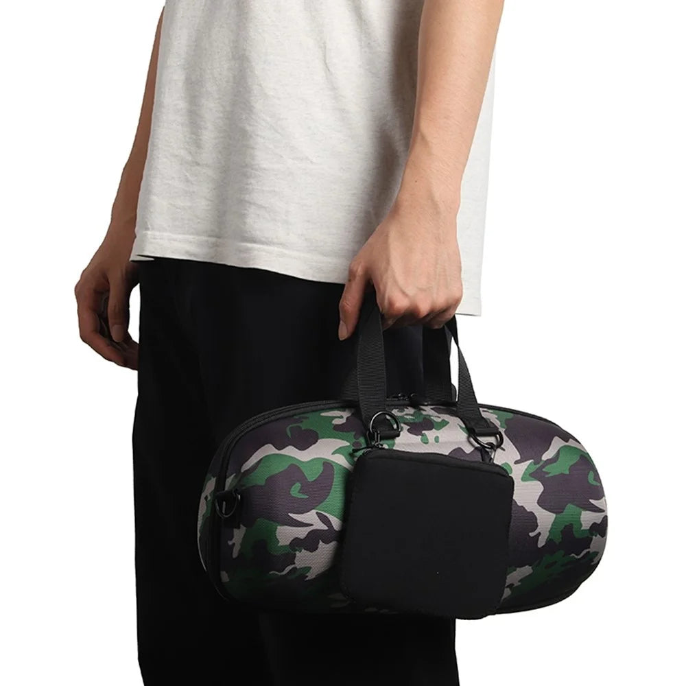 Carrying Case for JBL Xtreme 5 Bluetooth-compatible Speaker Shockproof Hard EVA Protective Storage Bag with Shoulder Strap - Camouflage - 6