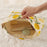 Summer Lemon Print Corduroy Makeup Bag Zipper Cosmetic Pouch Storage Organizer - 5