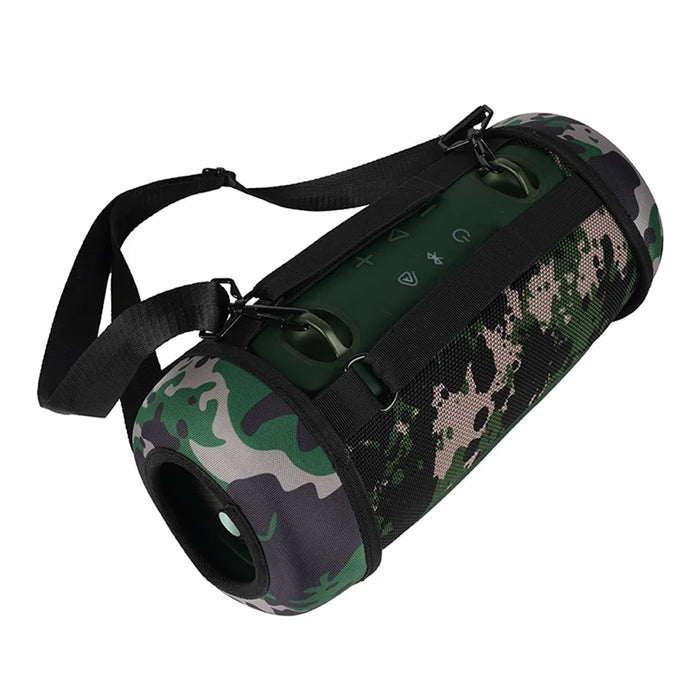 Speaker Carrying Case for JBL Xtreme 5 Outdoor Portable Protective Cover Shockproof Carrying Pouch with Shoulder Strap - Camouflage - 5
