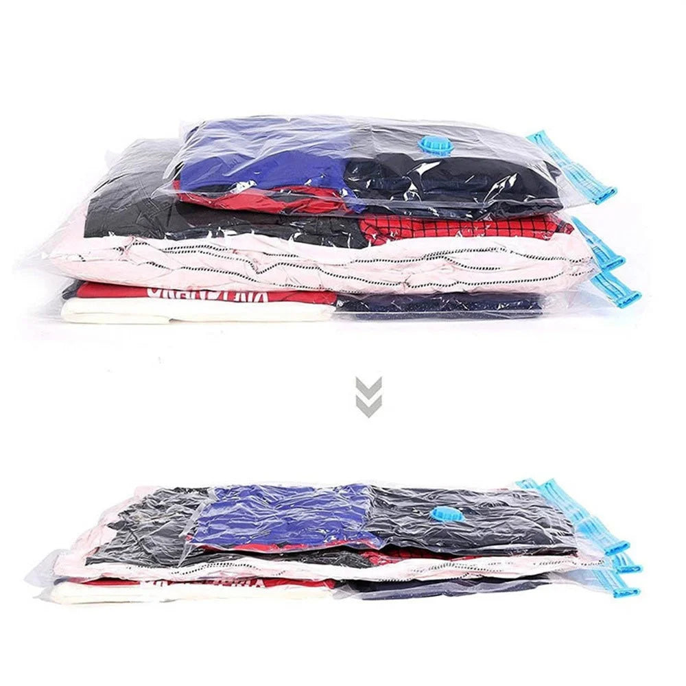 20Pcs Vacuum Storage Bags Set Triple-Seal PA+PE Compression Space Saver for Travel Home - 2