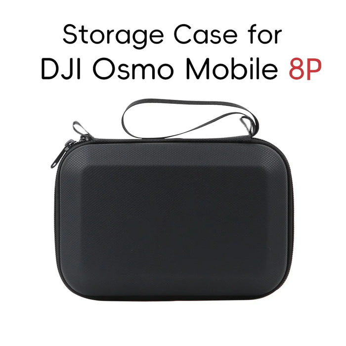 Storage Case for DJI Osmo Mobile 8P Portable Travel Bag Lycra Material Shockproof Carrying Case with Shoulder Strap - Black - 2