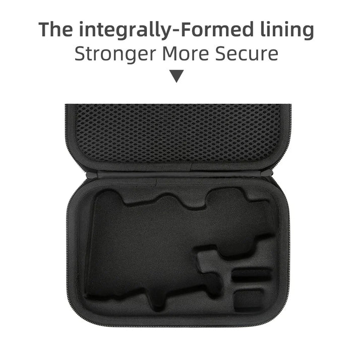 Storage Case for DJI Osmo Mobile 8P Portable Travel Bag Lycra Material Shockproof Carrying Case with Shoulder Strap - Black - 4