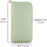 Leather Jewelry Organizer Travel Case Portable Storage Bag for Necklaces Rings Earrings - Green - 6