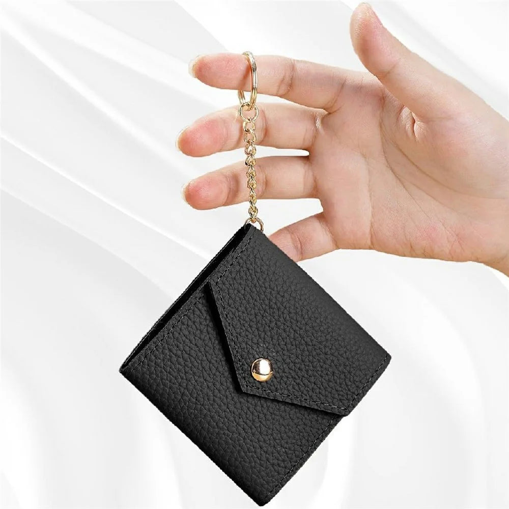 Travel Leather Jewelry Organizer Case Compact Portable Storage Bag for Earrings Rings Necklace - Black - 4