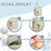 Mini PU Coin Purse Cute Small Backpack Keychain Storage Pouch for Keys Data Cable Lipstick - Beige - 3