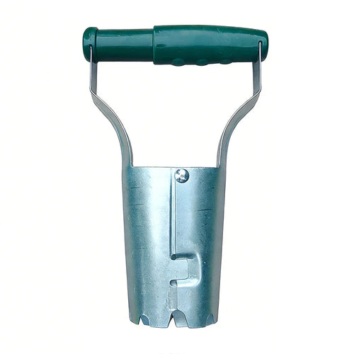 Garden Seed Planter with Handle Transplant Tool Seedling Dibber Hole Maker for Vegetables Planting - Blackish Green - 1