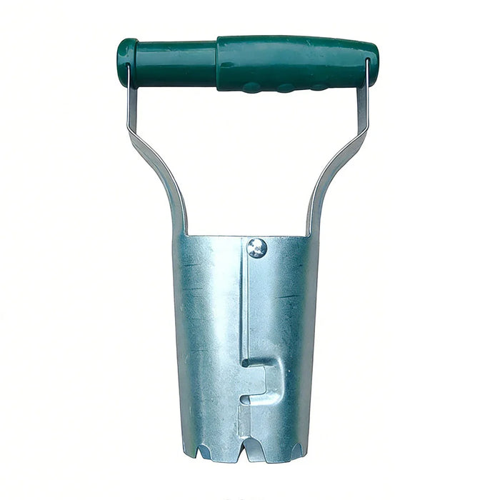 Garden Seed Planter with Handle Transplant Tool Seedling Dibber Hole Maker for Vegetables Planting - Blackish Green - 1