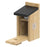 Solar Birdhouse with Camera , 4MP HD 130° PIR Motion Detection Night Vision Monitor for Bird Watching (without TF Card) - Wood Color - 1