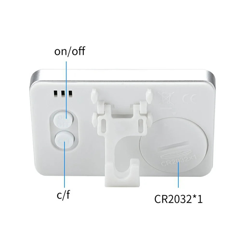 Digital Refrigerator Freezer Thermometer LCD Display Hook Magnet Temperature Tester for Kitchen Home - 3
