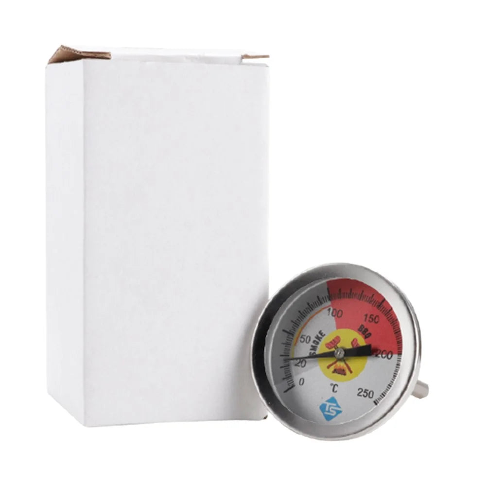 TS-BX63 Bimetallic Thermometer BBQ Oven Grill Industrial Boiler Round Digital Temperature Gauge - 1