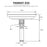 TS-BX63 Bimetallic Thermometer BBQ Oven Grill Industrial Boiler Round Digital Temperature Gauge - 7