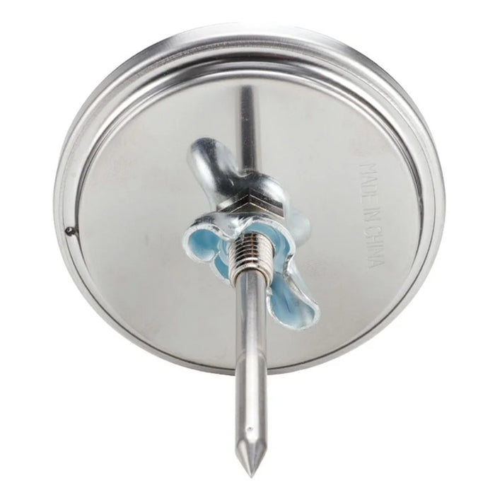 TS-BX64 0-280 Degree Celsius Bimetallic Thermometer 68mm Dial Axial Mount for BBQ Grill Boiler - 2