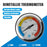 TS-BX64 0-280 Degree Celsius Bimetallic Thermometer 68mm Dial Axial Mount for BBQ Grill Boiler - 3