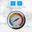 TS-BX64 0-280 Degree Celsius Bimetallic Thermometer 68mm Dial Axial Mount for BBQ Grill Boiler - 4