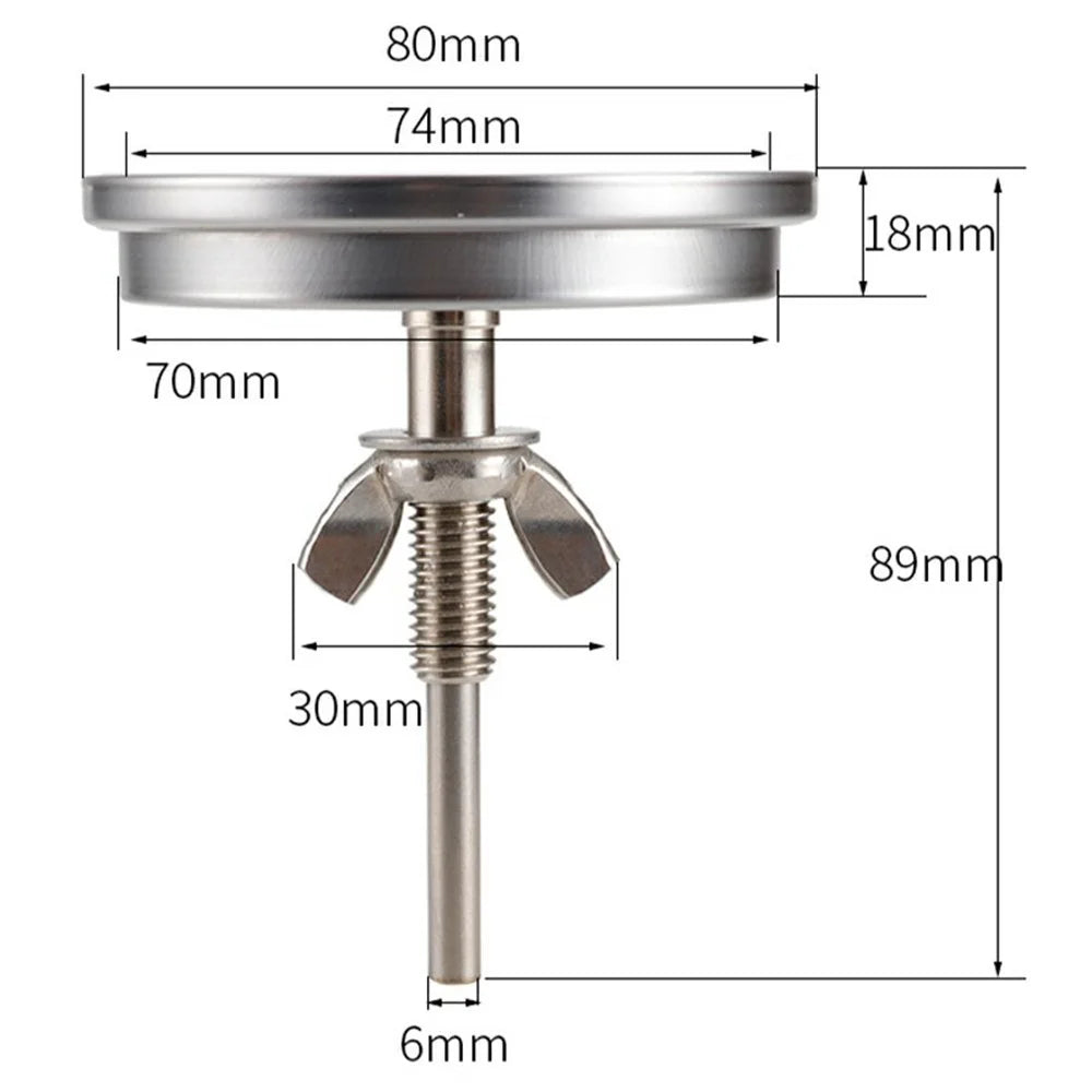 TS-BX65 Bimetallic Thermometer 100-550 Degree Fahrenheit Axial Mount BBQ Grill Oven Temperature Gauge - 6