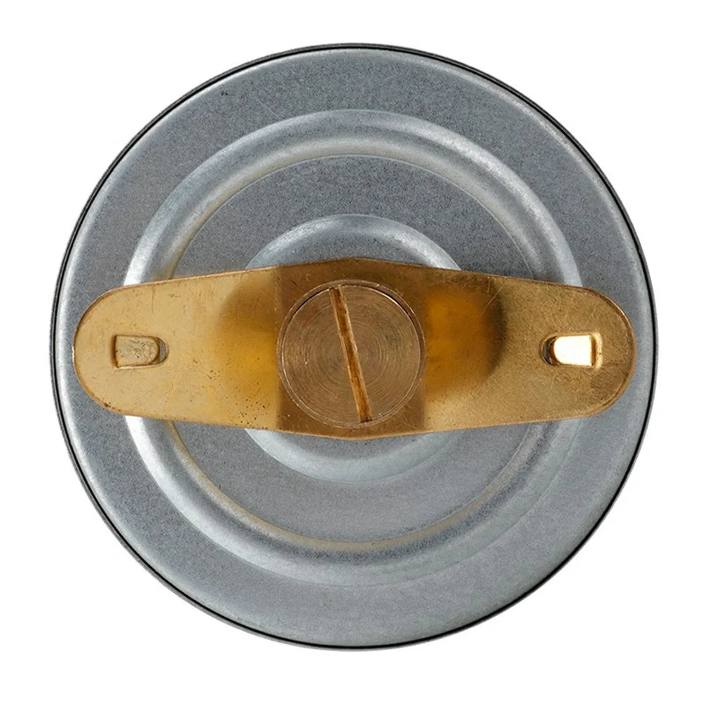TS-W52 63mm Dial 0-120 Degree Celsius Bimetallic Thermometer Axial Mount for Industrial Gas Liquid Steam - 2
