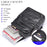 9197 Business Casual Backpack for 14 inch Laptop Genuine Cow Leather Multiple Compartments Computer Work Bag - Black - 2