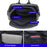9197 Business Casual Backpack for 14 inch Laptop Genuine Cow Leather Multiple Compartments Computer Work Bag - Black - 3