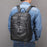 9197 Business Casual Backpack for 14 inch Laptop Genuine Cow Leather Multiple Compartments Computer Work Bag - Black - 6