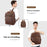 2360 Genuine Cow Leather Backpack for 15 inch Laptop Business Travel Bag with Multi-compartment - Coffee - 6