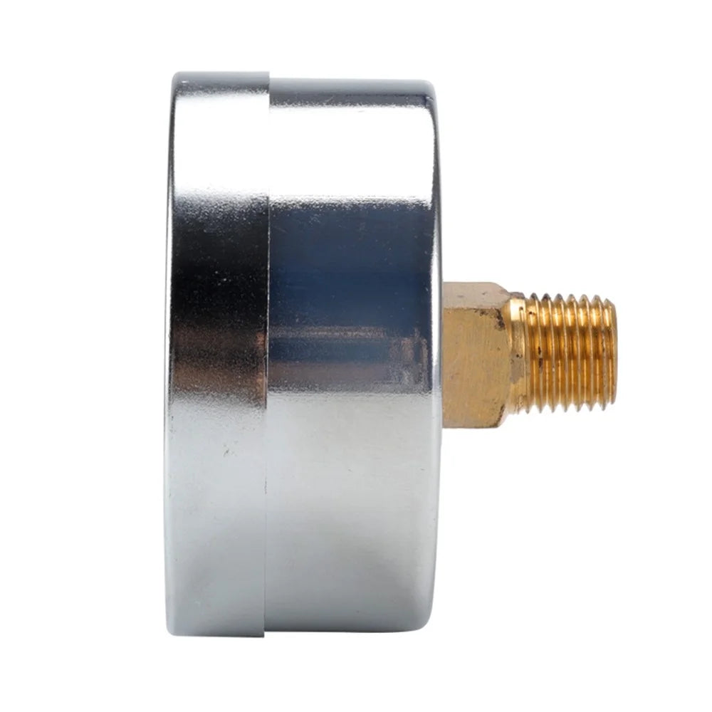 TS-Y60Z4-15psi Axial Mount Pressure Gauge 0-15psi Stainless Steel 1 / 4NPT Pressure Meter for Air Water Oil Hydraulic - 4
