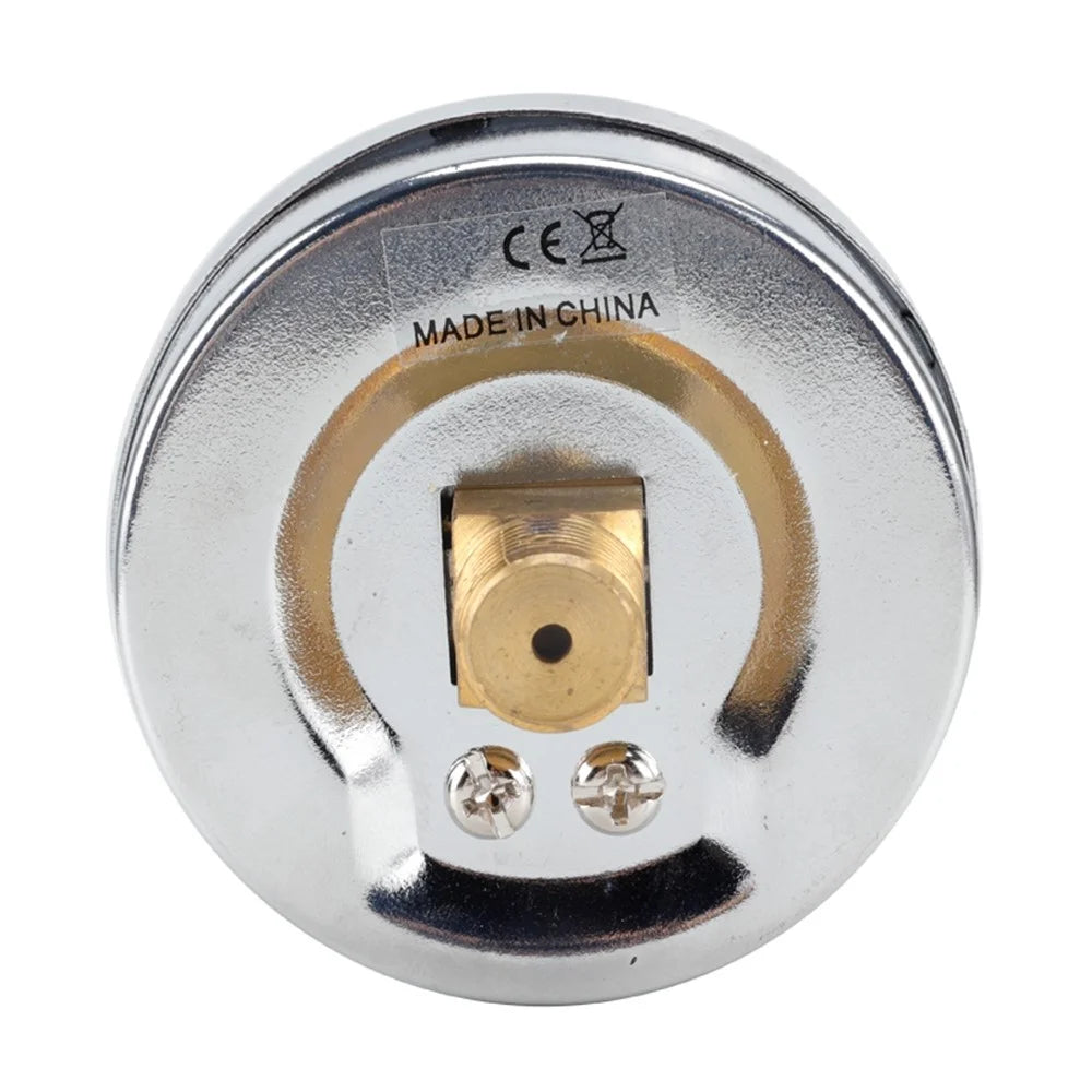 TS-Y60Z4-15psi Axial Mount Pressure Gauge 0-15psi Stainless Steel 1 / 4NPT Pressure Meter for Air Water Oil Hydraulic - 5