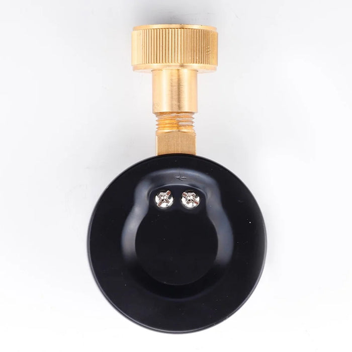 TS-60-200psi High Precision Pressure Gauge 60mm Radial 0-200PSI 0-14BAR Brass Thread Mount - 3