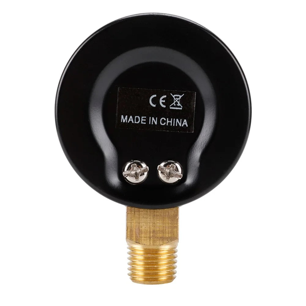 TS-50-60PSI High Precision Pressure Gauge 50mm 0-60PSI Radial Mount 1 / 4 NPT Brass Thread for Industrial HVAC - 2