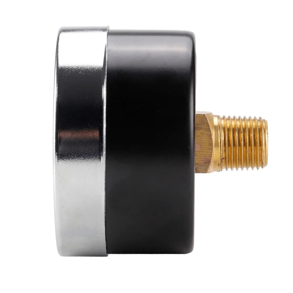 TS-40-160Psi Pressure Gauge 40mm Dial Dual Scale Axial Mount 1 / 8 NPT Oil Water Air Vacuum - 3