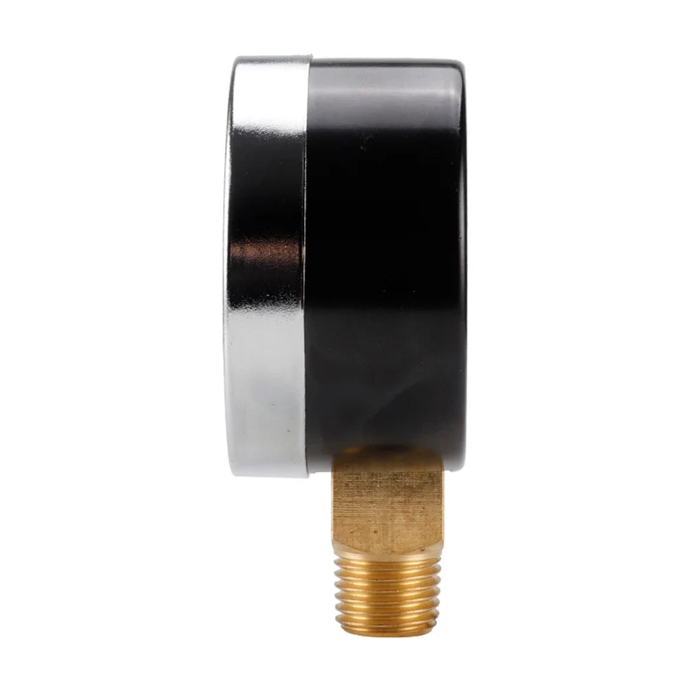 TS-50-14 Pressure Gauge 50mm Dial 0-200 PSI  /  0-14 Bar 1 / 4 NPT Brass Thread for HVAC Refrigeration Water Oil System - 3