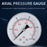 TS-Y50Z4 Series 50mm Axial Pressure Gauge High Precision Oil Filled Vacuum for HVAC Industrial - TS-Y50Z4-15psi - 2