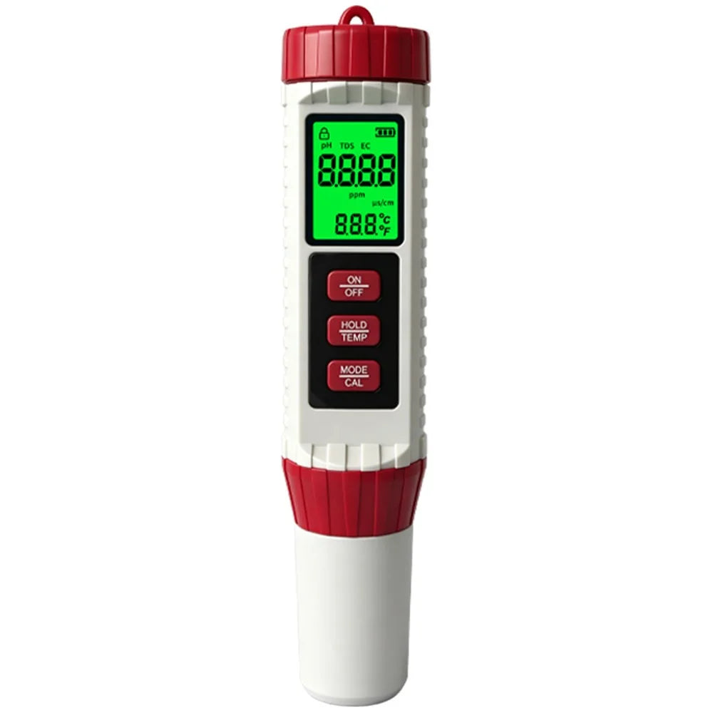 MF-X41 4 in 1 Water Quality Tester PH TDS EC Temperature Digital Meter for Pool Aquarium - 1