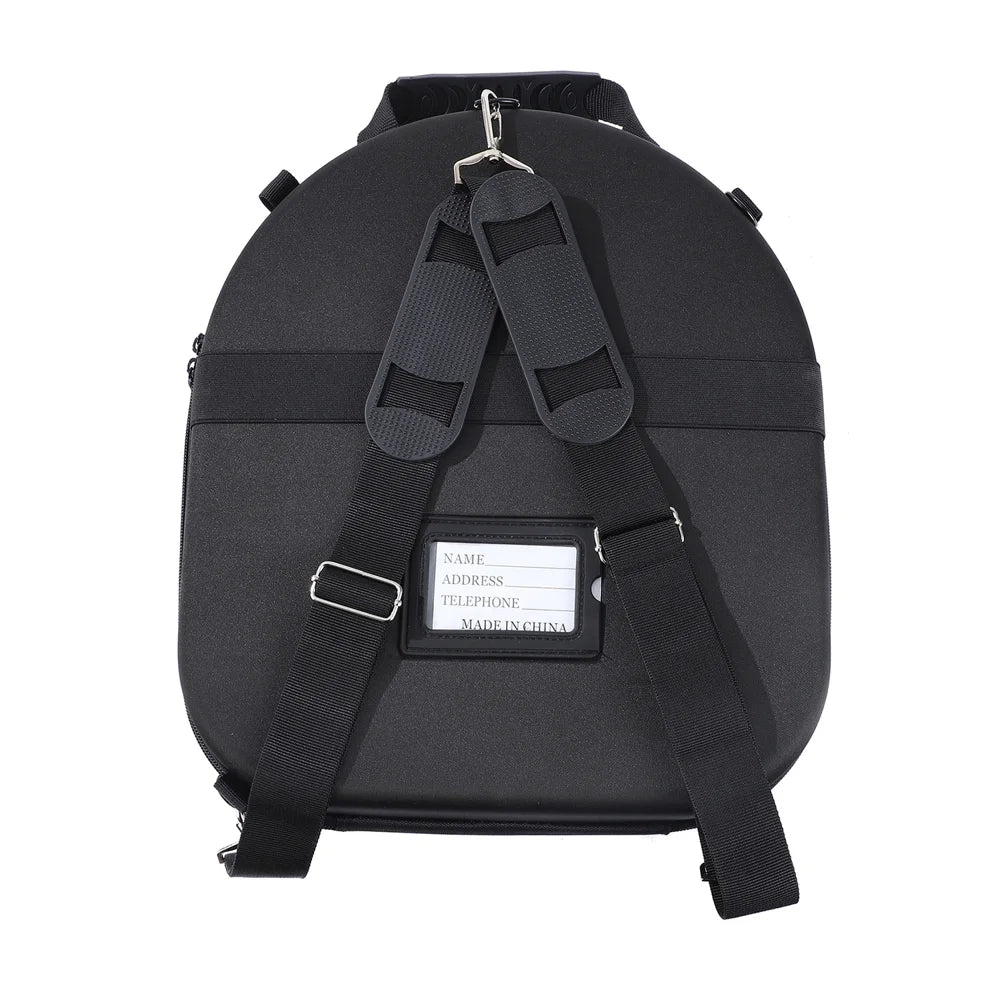 Travel Portable Hat Storage Case EVA Hard Shell Waterproof Cowboy Hat Organizer Backpack  - Black - 5