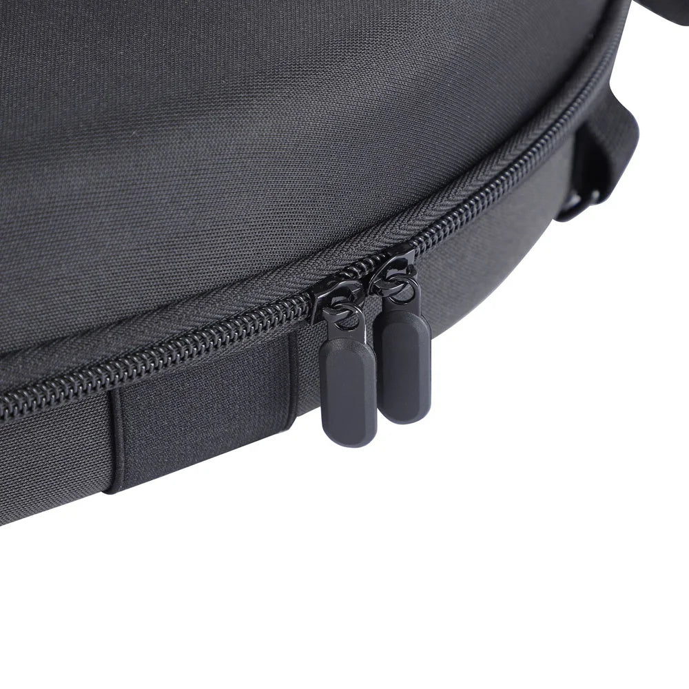 Travel Portable Hat Storage Case EVA Hard Shell Waterproof Cowboy Hat Organizer Backpack  - Black - 6