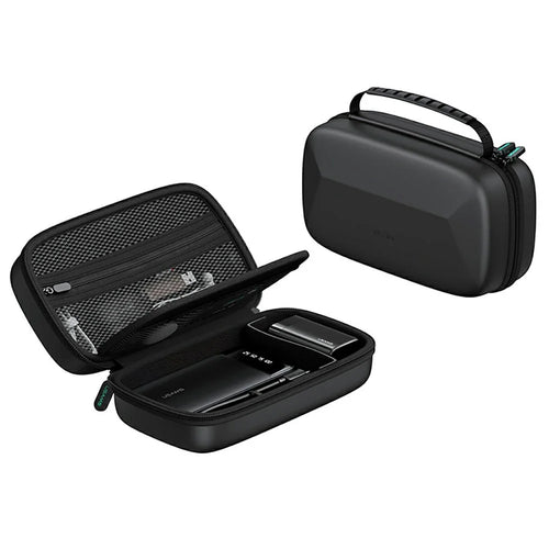 USAMS Jane09 8-inch Digital Storage Bag PU + EVA Waterproof Shockproof Carrying Case - Black - 1