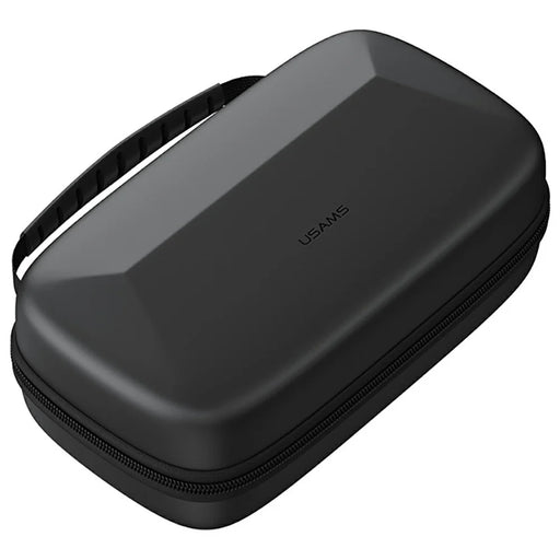 USAMS Jane09 8-inch Digital Storage Bag PU + EVA Waterproof Shockproof Carrying Case - Black - 2