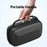 USAMS Jane09 8-inch Digital Storage Bag PU + EVA Waterproof Shockproof Carrying Case - Black - 6