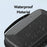 USAMS Jane09 8-inch Digital Storage Bag PU + EVA Waterproof Shockproof Carrying Case - Black - 7