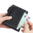 BAELLERRY D3215 Short Wallet PU Leather Card Holder Cash Storage Bag with Dual Zipper Pocket - Black - 5
