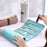Multi-Compartment Roll Up Jewelry Storage Pouch with Clear Window Portable Travel Organizer - Lake Blue - 5