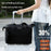 Collapsible Travel Tote Bag Lightweight Nylon Expandable Luggage Handbag with Shoulder Strap - Forest Green - 5